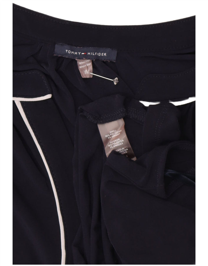 TOMMY HILFIGER Camicetta da donna Top UK 14 Poliestere blu navy medio