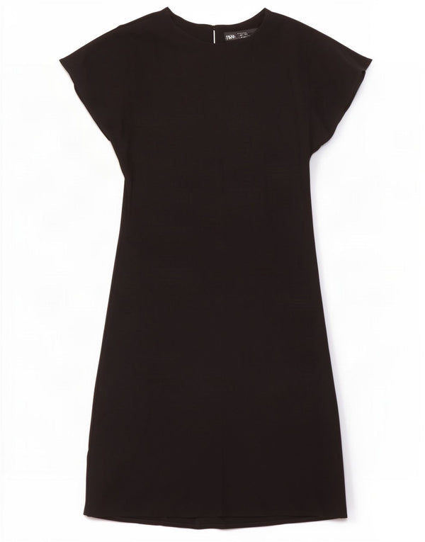 Zara Womens A-Line Dress UK 12 Medium Black