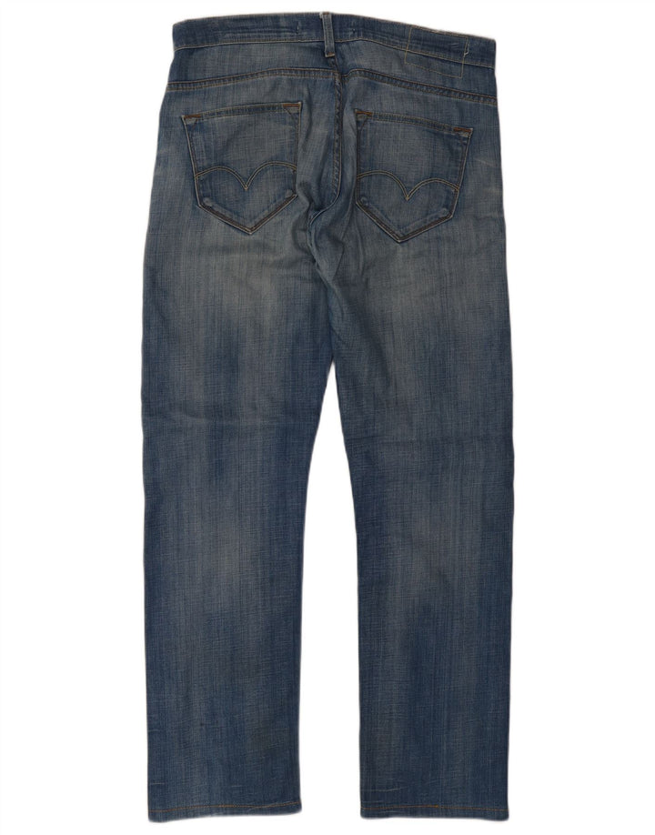 Jeans dritti da uomo Levi's 504 W33 L34 cotone blu