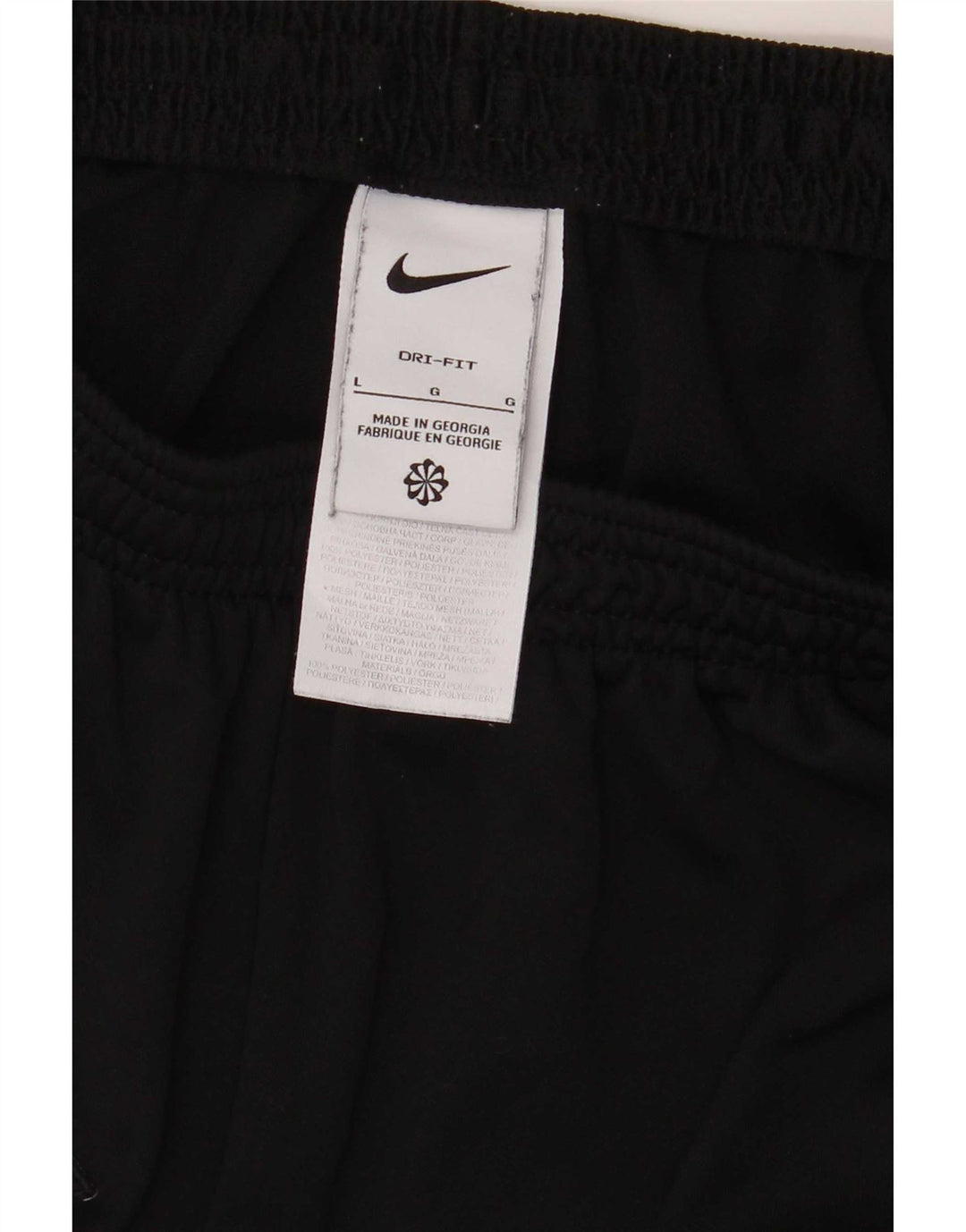 Pantaloni da tuta Nike Dri Fit da uomo, grandi, in poliestere color block nero