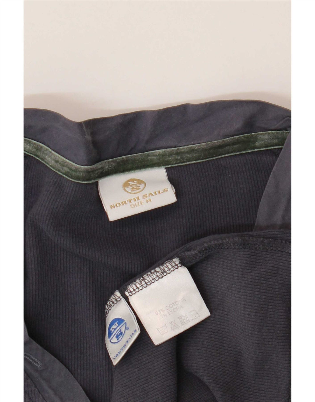 Maglia a maniche lunghe da donna North Sails UK 12 cotone medio blu navy