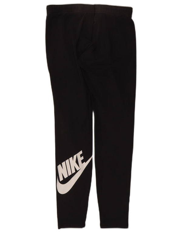 Leggings grafici da donna Nike UK 14 grande cotone nero