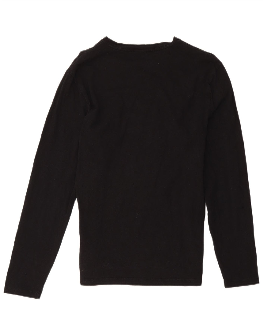 Top da uomo Hugo Boss a maniche lunghe in cotone nero medio