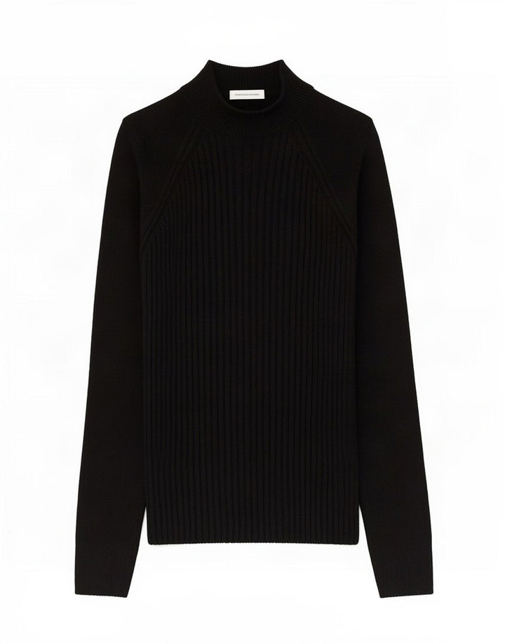 Top Zara da donna a maniche lunghe UK 12 viscosa nera media