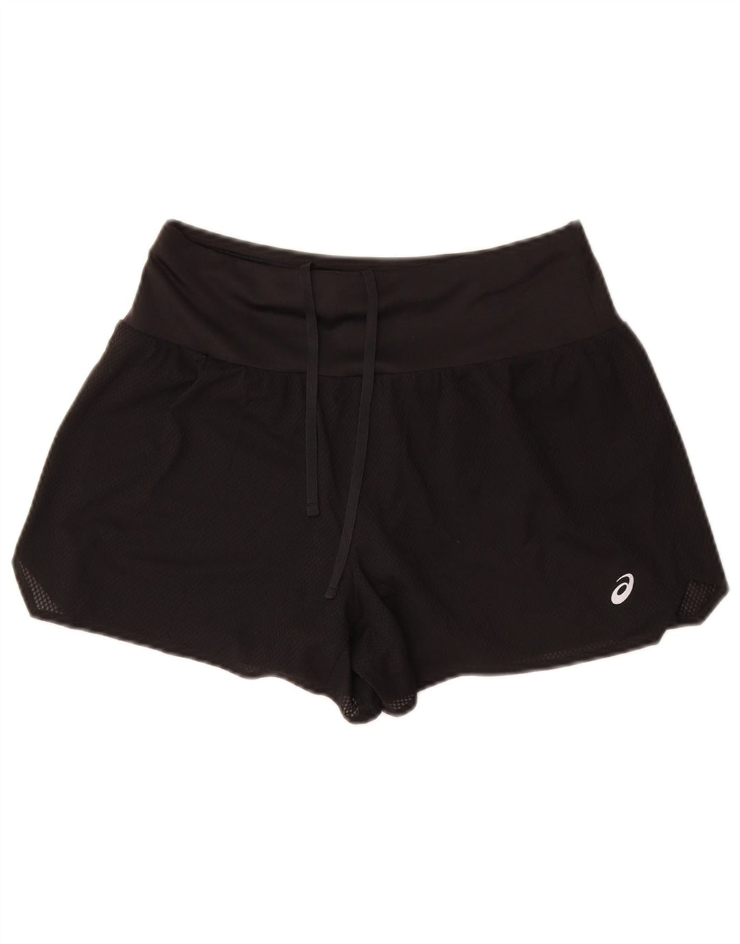 Pantaloncini sportivi da donna Asics UK 12 medio nero poliestere