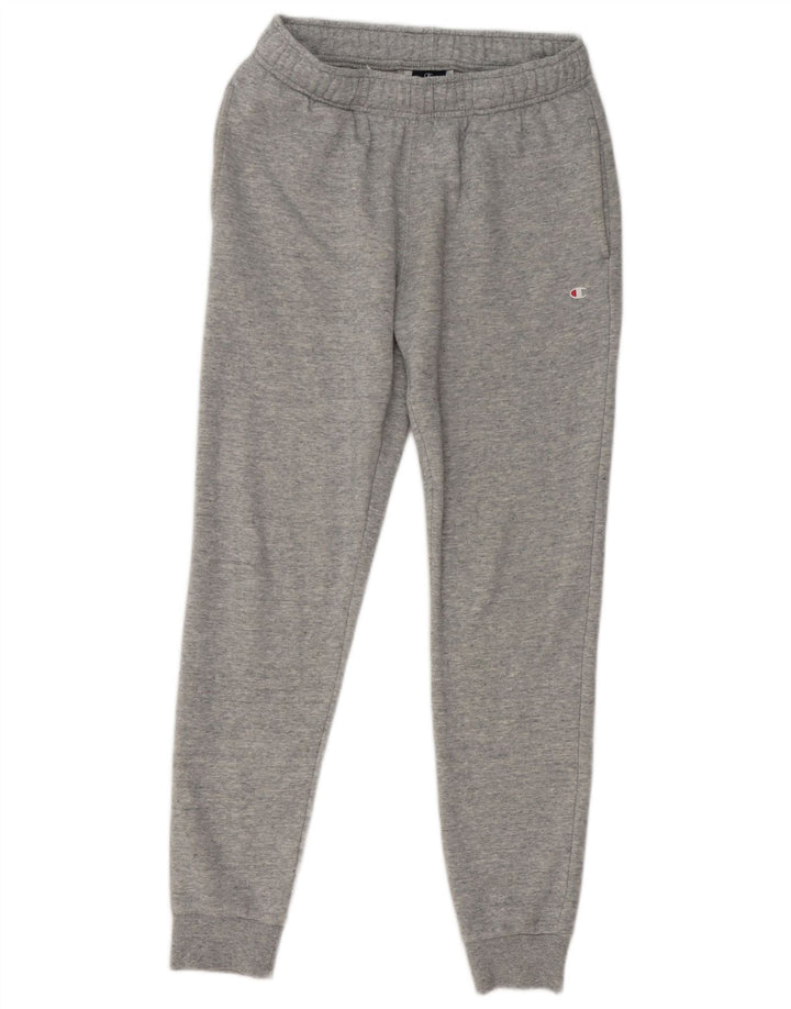 Pantaloni da tuta da uomo Champion Joggers piccoli in cotone grigio