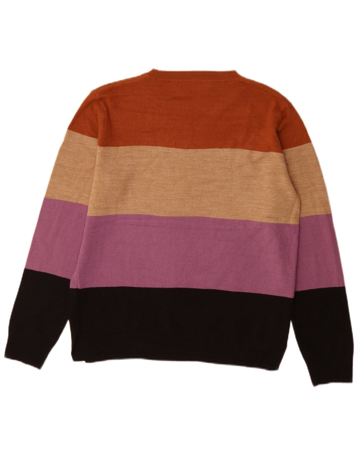 Maglione maglione girocollo da donna Marks & Spencer UK 12 medio multicolore