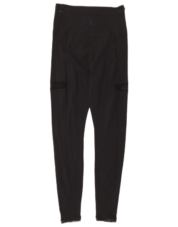 Leggings Nike Dri Fit da donna UK 14 nylon nero medio
