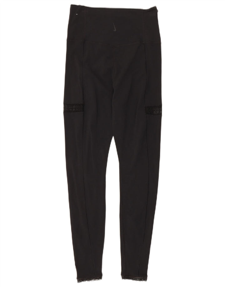 Leggings Nike Dri Fit da donna UK 14 nylon nero medio