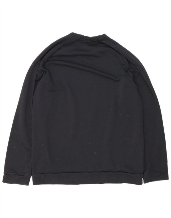 Felpa Nike Dri Fit da uomo, media, in poliestere nero