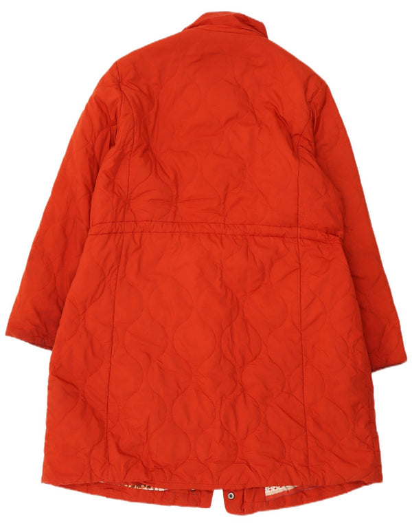 Cappotto Marks & Spencer da donna Per Una Duffle Windbreaker UK 16 Large Arancione