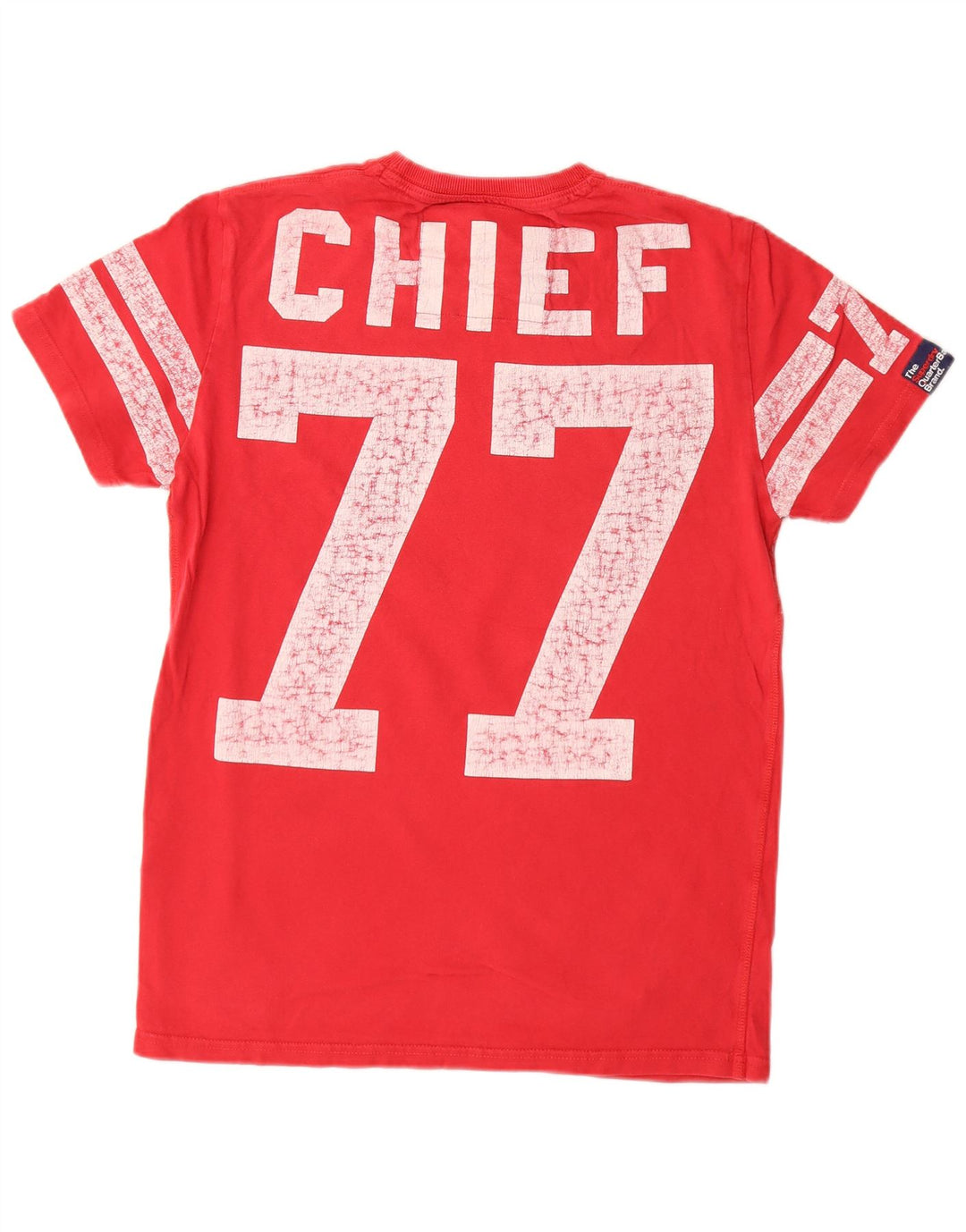 T-shirt grafica da uomo SUPERDRY Top in cotone rosso medio