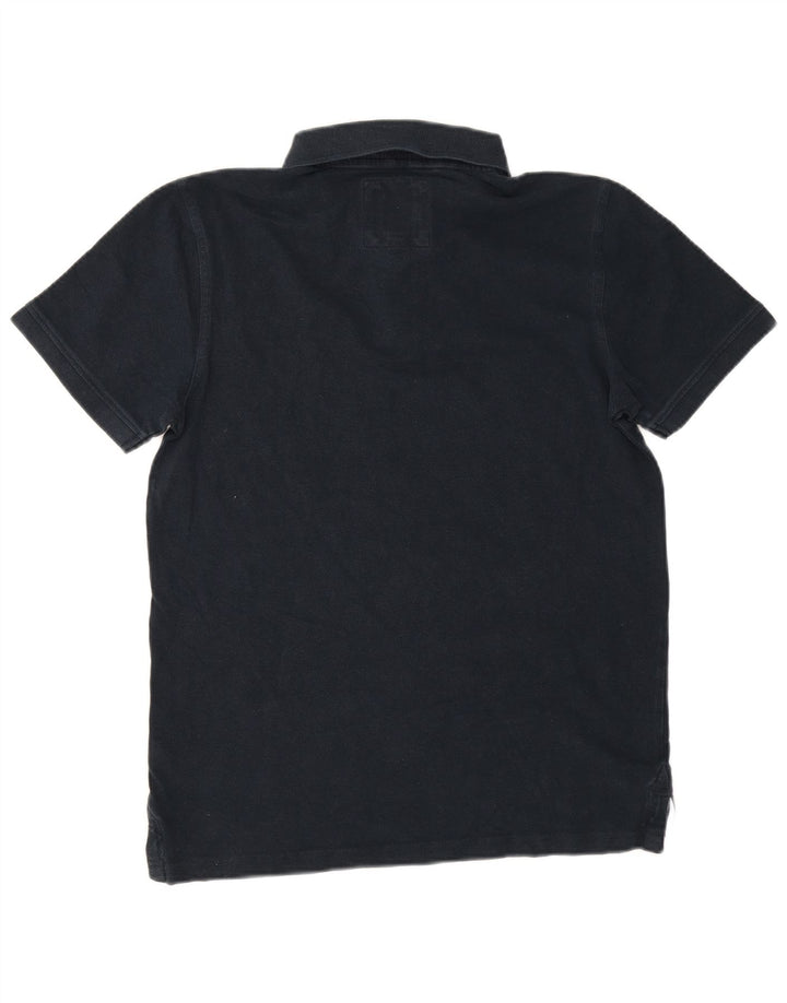Crew Clothing Polo da uomo in cotone medio blu navy