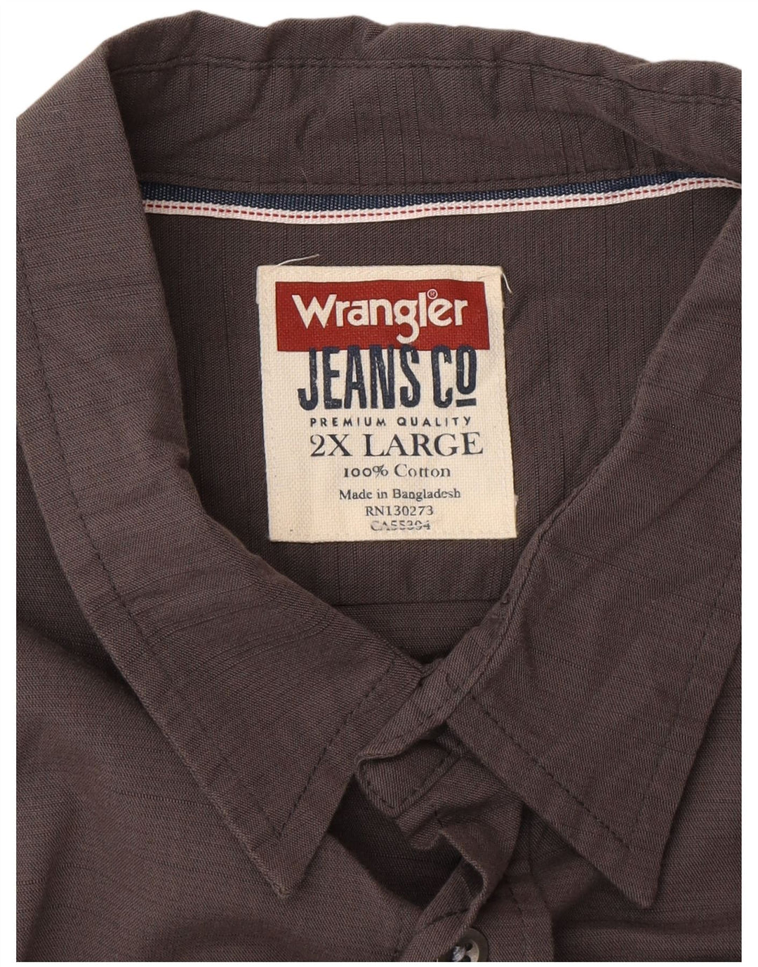 Camicia da uomo WRANGLER 2XL Cotone grigio