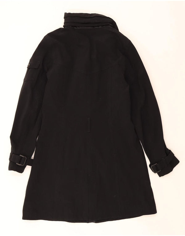 BERGANS Womens Overcoat UK 16 Large Black Polyamide