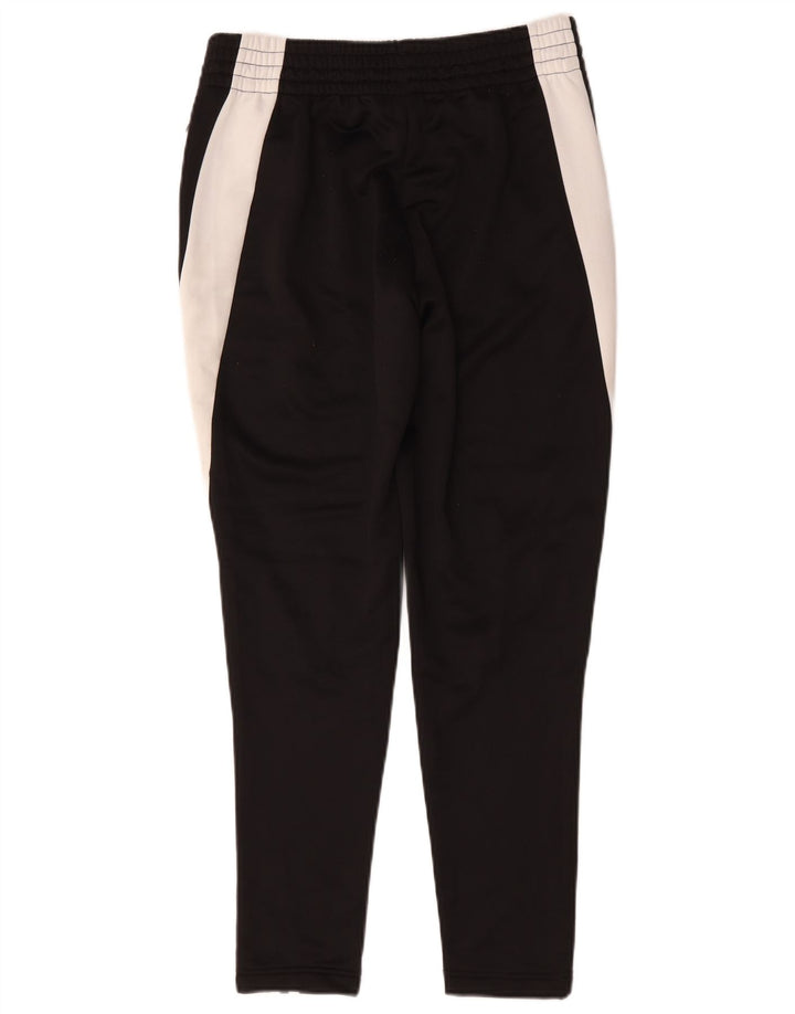 Pantaloni da tuta da donna Adidas UK 10 Small Nero Colourblock Poliestere