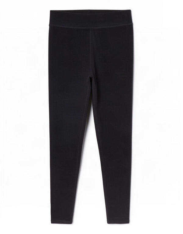 Leggings in velluto a coste da donna Marks & Spencer UK 14 cotone blu navy medio