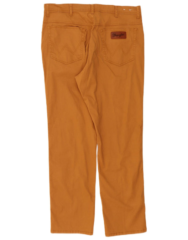 Pantaloni casual slim Wrangler da uomo Texas W36 L30 in cotone beige