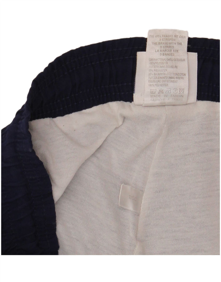 Pantaloni da tuta da uomo Adidas Joggers grandi in poliestere blu navy