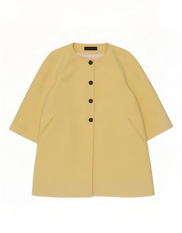 Soprabito Zara da donna con maniche a 3/4 UK 18 XL viscosa gialla