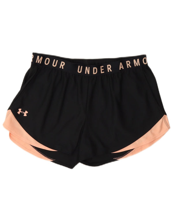 Pantaloncini sportivi Under Armour da donna Heat Gear Graphic UK 16 grandi neri