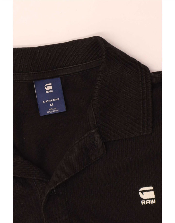 Polo da uomo G-Star in cotone nero medio