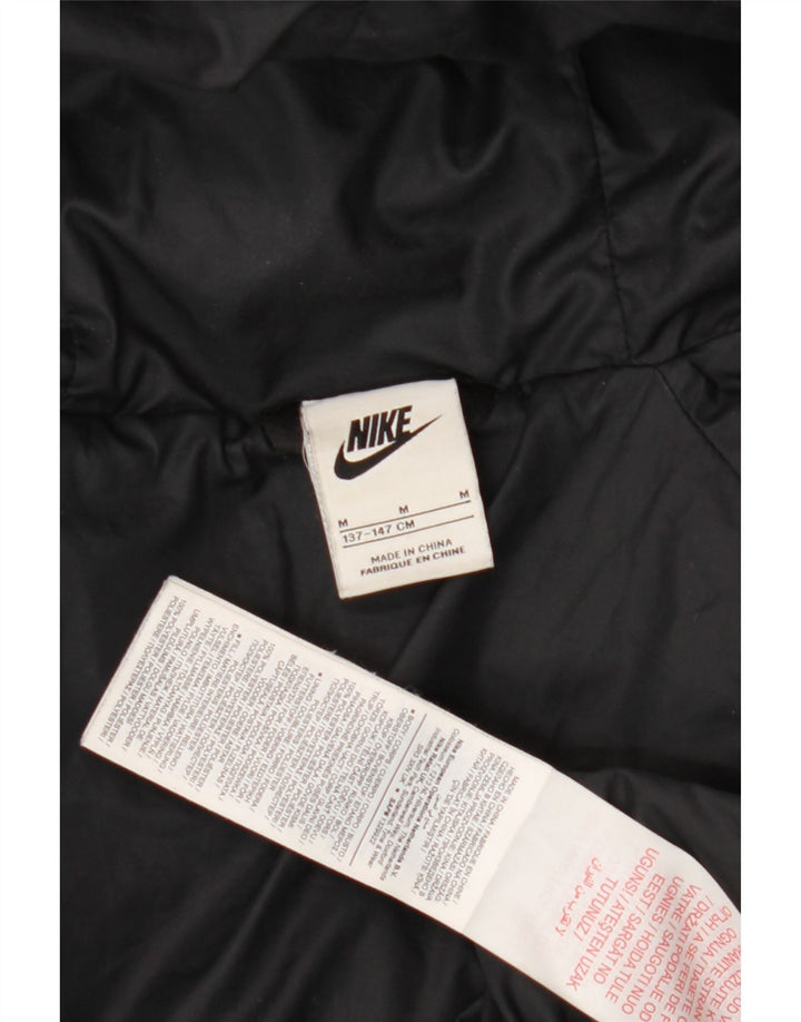 Giacca imbottita con cappuccio Nike da ragazzo 10-11 anni media poliestere nero
