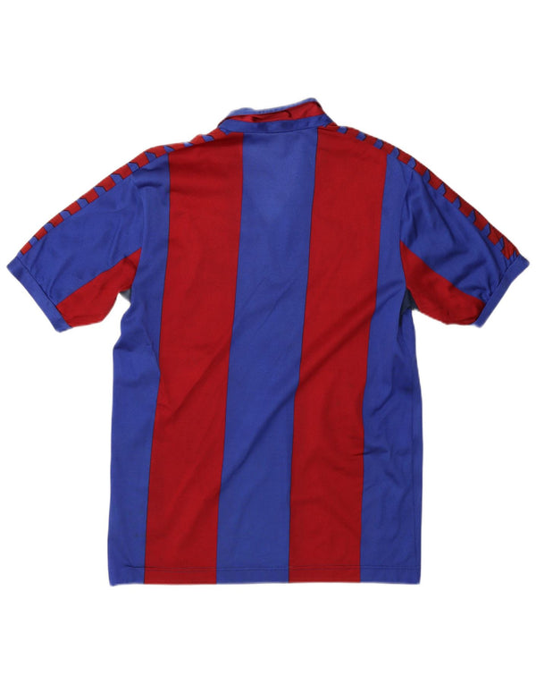 Maglia da calcio vintage da uomo Barcelona Home 1984-1989 blu medio sportiva