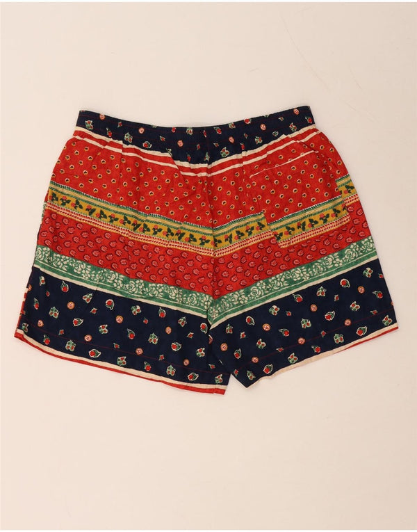 STEFANEL Costume da bagno uomo XL in cotone floreale multicolore