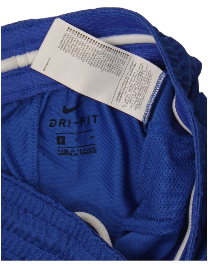 Pantaloncini sportivi Nike Dri Fit Graphic da uomo piccoli in poliestere blu