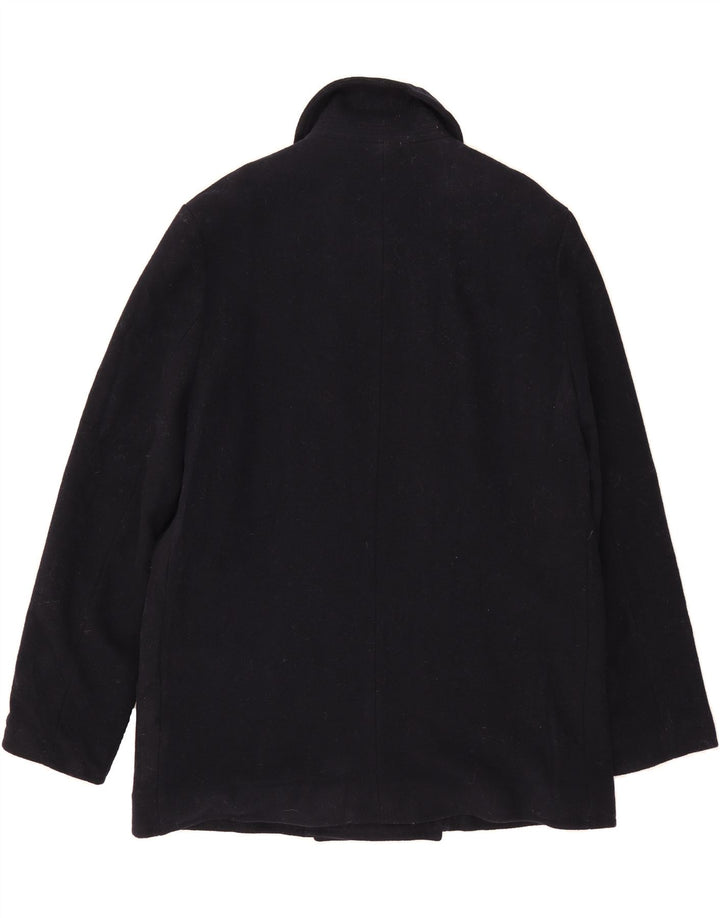 Cappotto da marinaio da uomo J. CREW UK 42 XL Lana blu navy