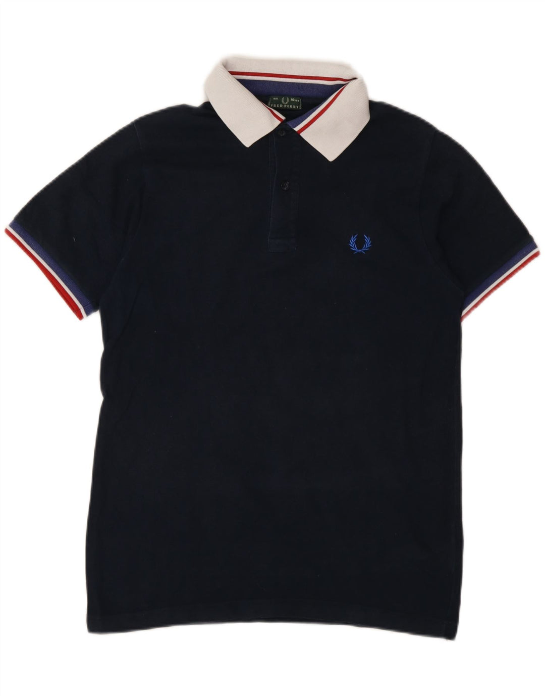 Polo Fred Perry da bambino 15-16 anni in cotone blu navy