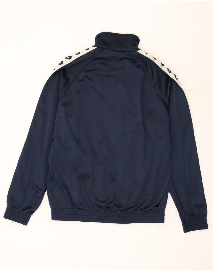 Giacca da ginnastica grafica da uomo Lotto, grande, color block blu navy