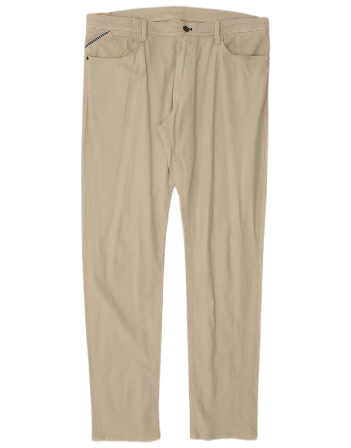 Pantaloni casual slim da uomo Massimo Dutti EU 44 Large W34 L34 Beige