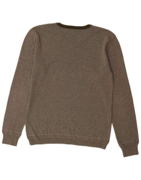 Maglione Levi's da uomo slim fit con scollo a V verde medio gessato