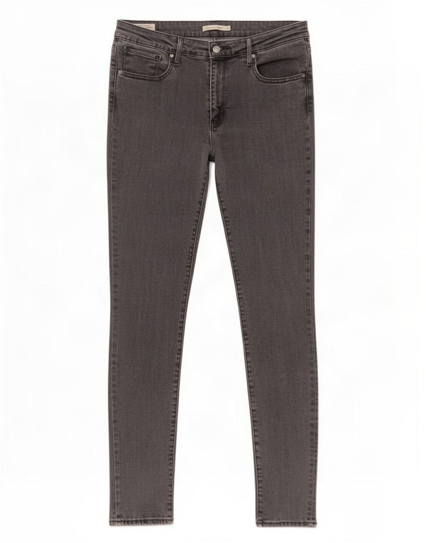 Jeans skinny a vita alta Levi's 721 da donna W31 L32 Lyocell grigio