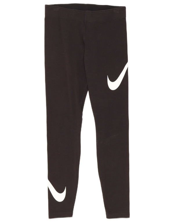 Leggings grafici Nike da donna UK 12 medio nero