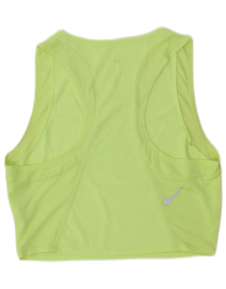 Canotta corta Nike Dri Fit da donna UK 12 verde medio