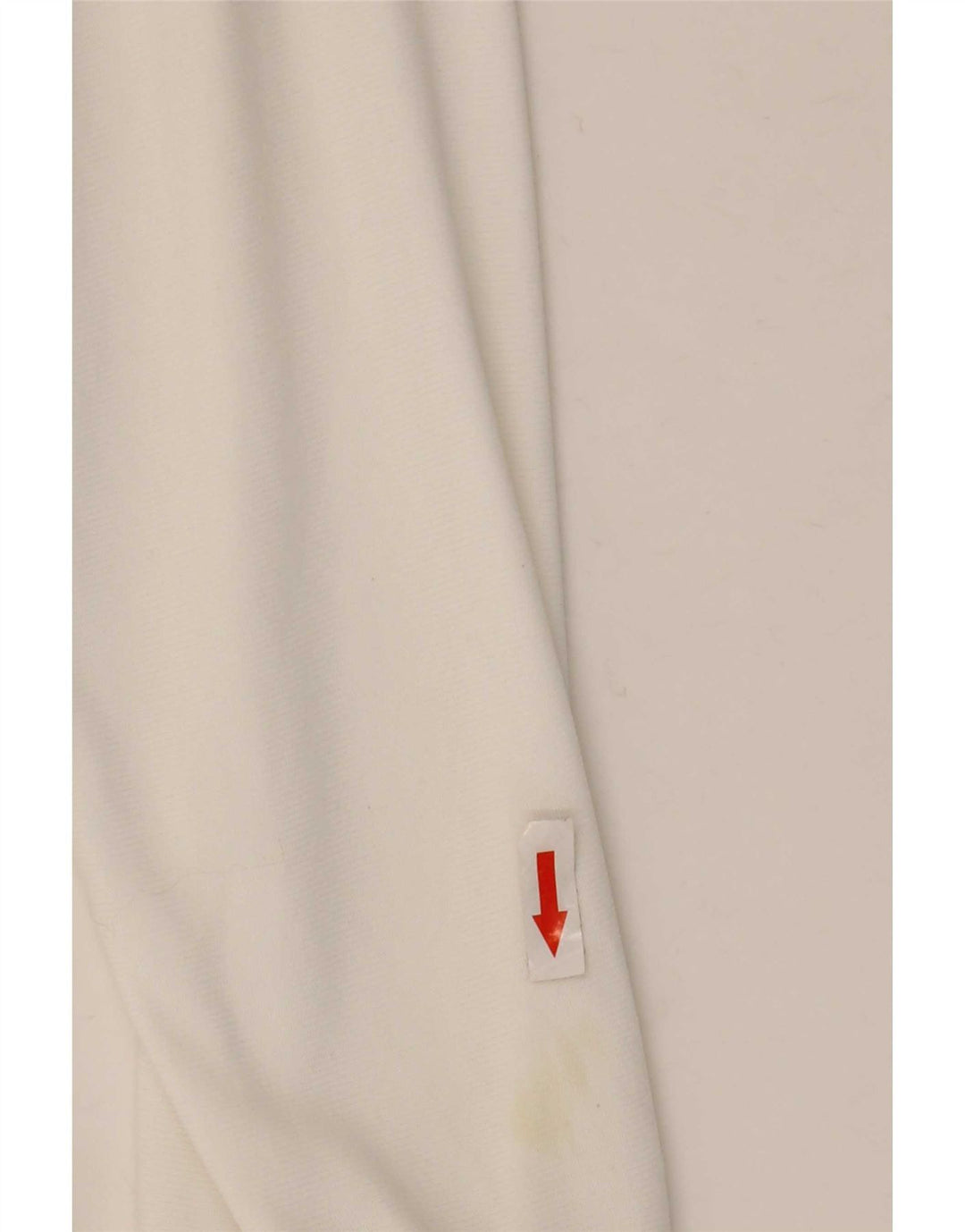 Giacca da ginnastica da uomo Adidas Large bianca in poliestere