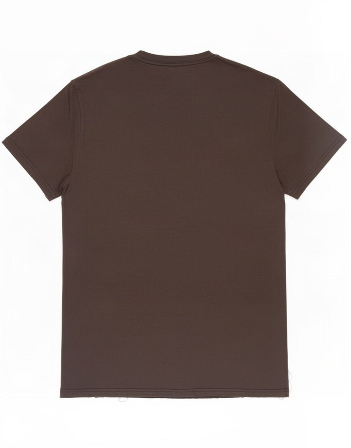 T-shirt Hollister da uomo in cotone grigio medio