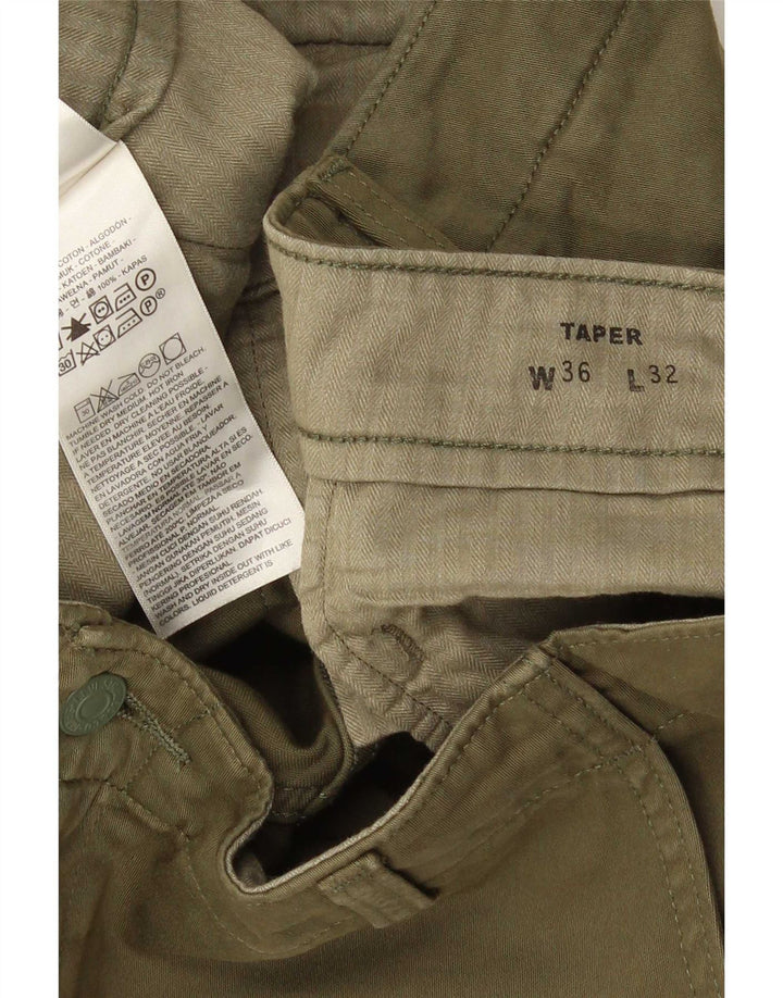 Pantaloni cargo affusolati da uomo Levi's W36 L32 cotone kaki