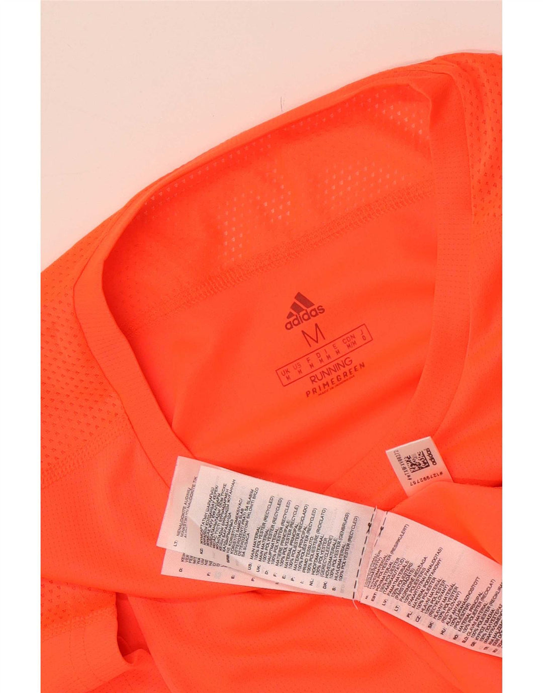 T-shirt Adidas Aeroready da uomo in poliestere arancione medio