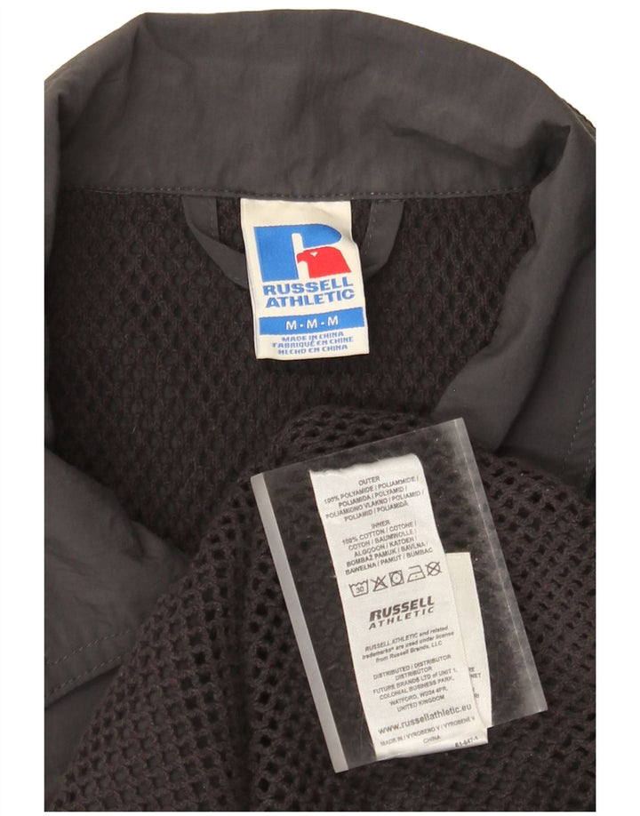 Giubbotto bomber grafico da uomo Russell Athletic UK 38 Poliammide grigio medio