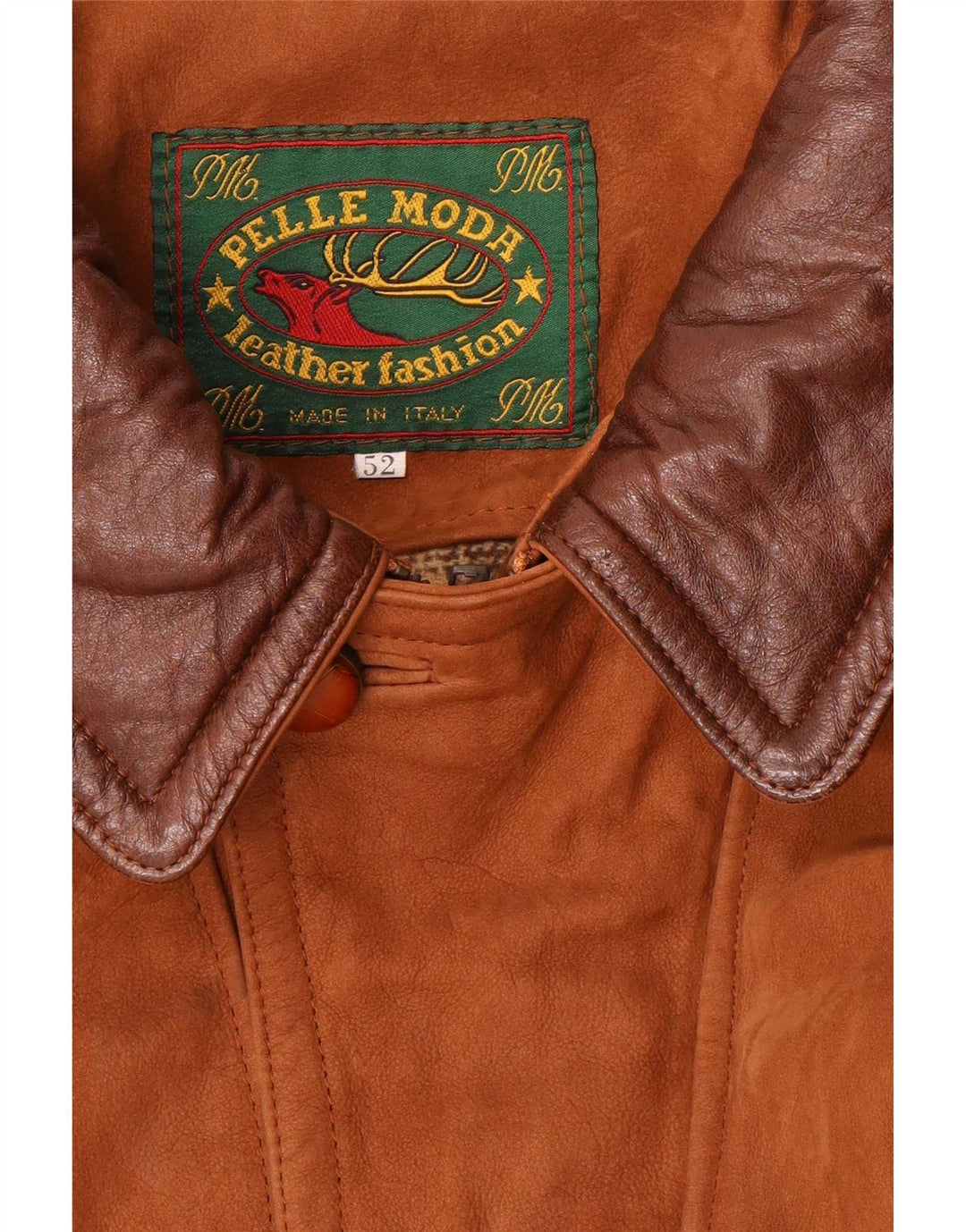 Giacca in pelle da uomo Pelle Moda IT 52 XL Marrone