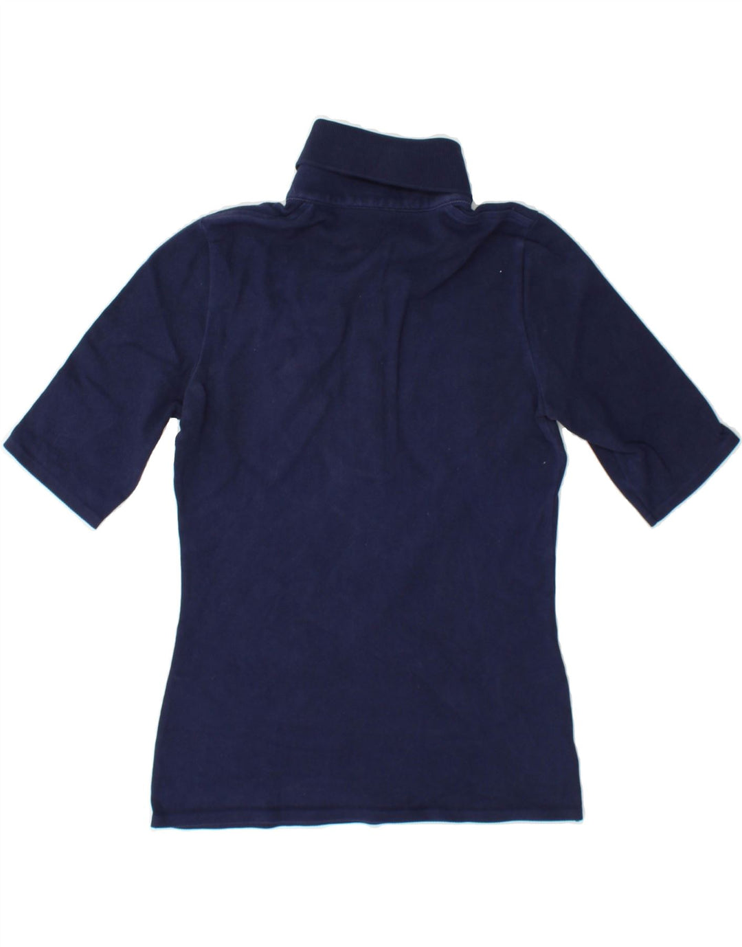 LACOSTE Womens Polo Shirt Size 36 Small Navy Blue Cotton Vintage Lacoste and Second-Hand Lacoste from Messina Hembry 