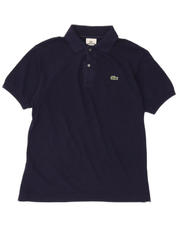 Polo da uomo Lacoste taglia 3 piccola in cotone blu navy