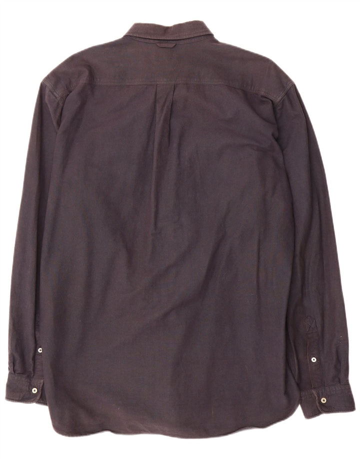 Camicia Barbour da uomo vestibilità regolare XL blu navy in cotone