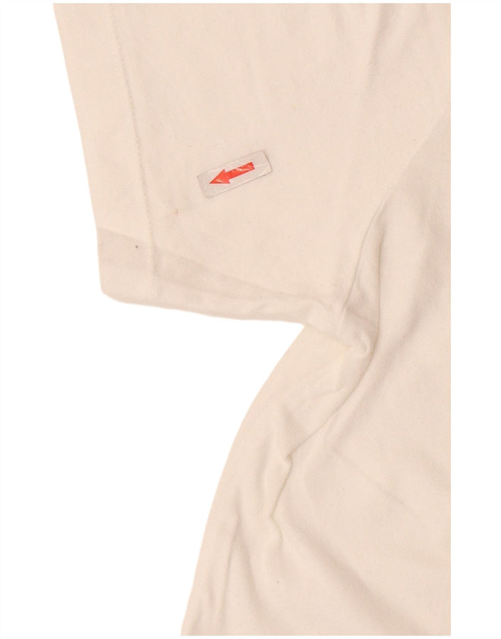 T-shirt grafica da uomo Nike Top Small in cotone bianco