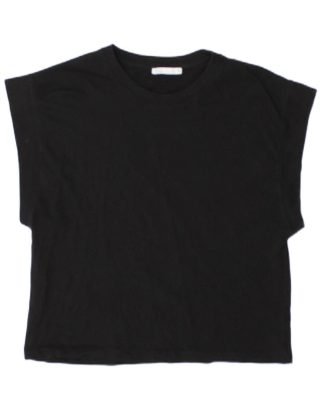 T-shirt Zara da donna Top UK 14 media nera