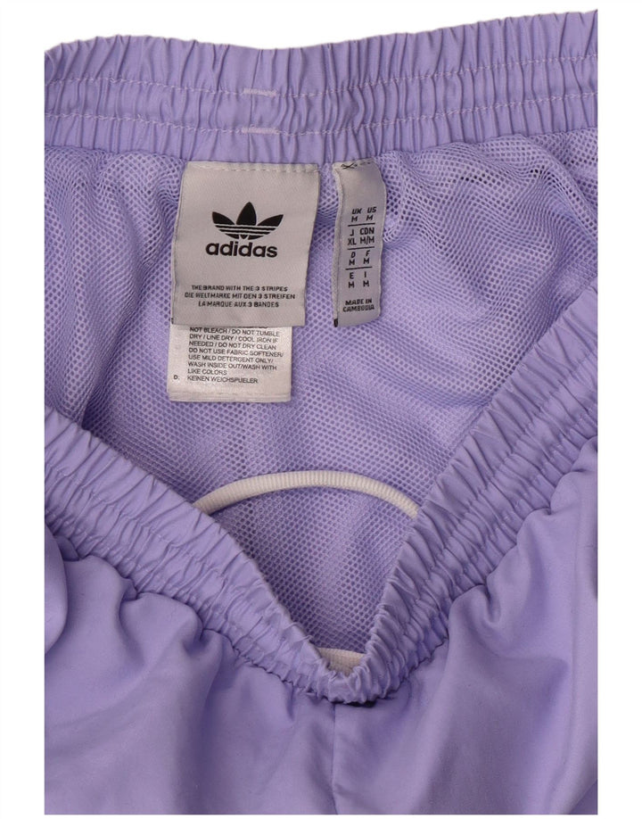 Pantaloncini sportivi da uomo ADIDAS poliestere viola medio